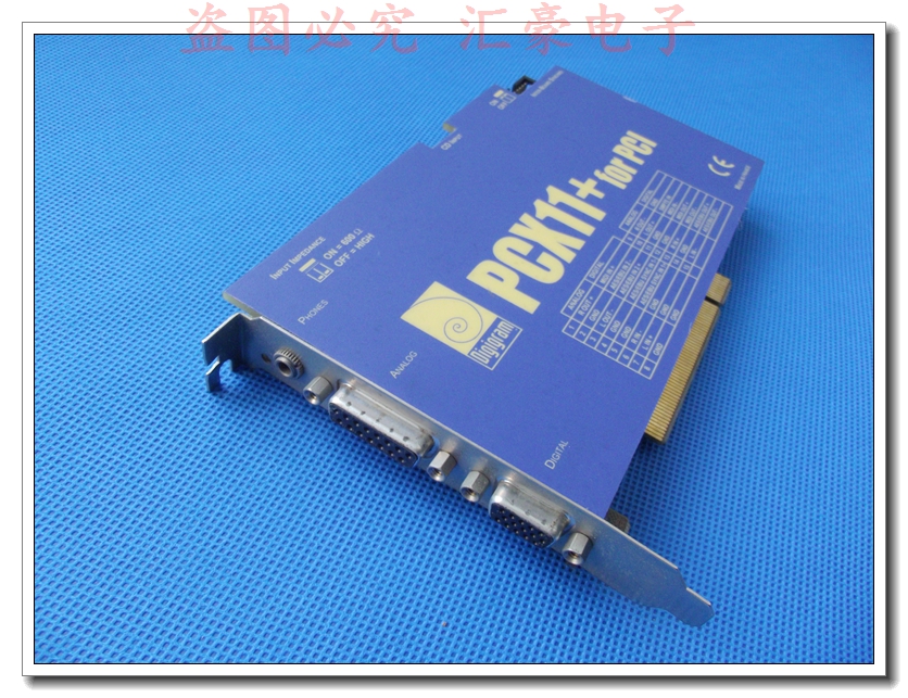 Digigram PCX11 + für die PCI PROFESSIONAL BROADCAST AUDIO PRODUCTION-Soundkarte